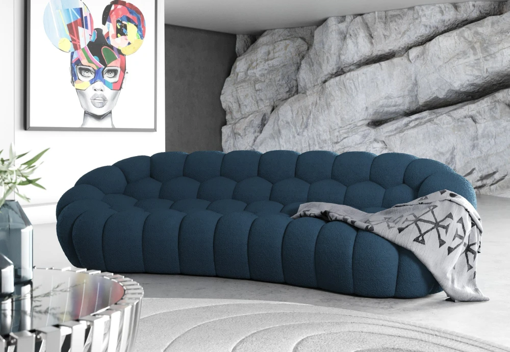 blue couch bubble